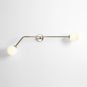 PURE WALL GOLD HORIZONTAL 1064D30 Minimalistyczna lampa ścienna - ALDEX