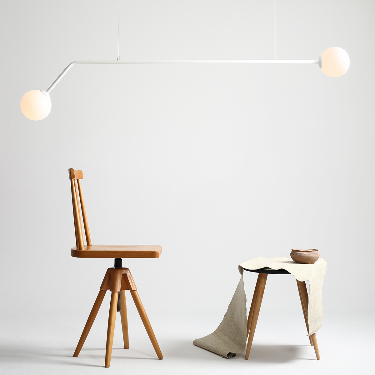 PURE 2 WHITE 1064H Minimalistyczna lampa wisząca- ALDEX - obrazek 4