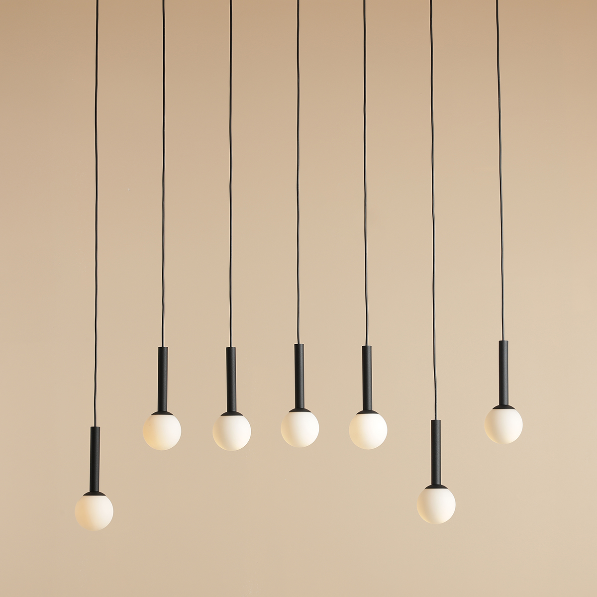 RIU 7 ALL BLACK 1121T1 Nowoczesna lampa wisząca- ALDEX - obrazek 3