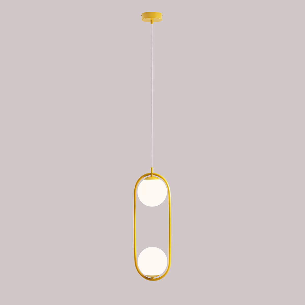 RIVA 2 MUSTARD 1086H14 Lampa wisząca #colours - ALDEX