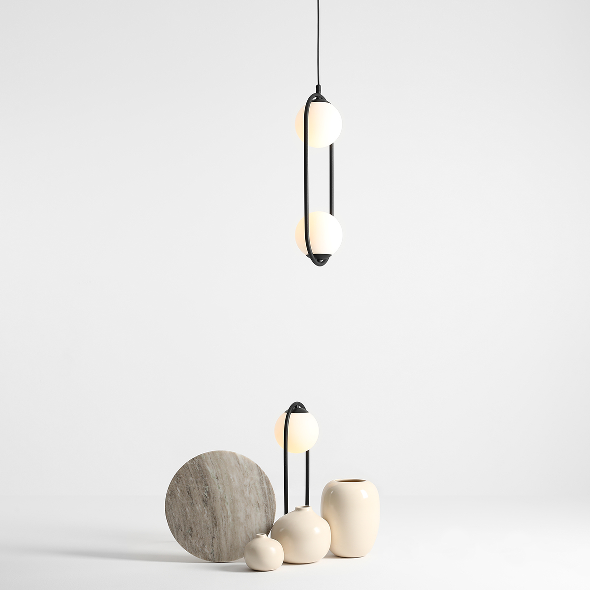 RIVA 2 BLACK 1086H1 Minimalistyczna lampa wisząca- ALDEX - obrazek 4