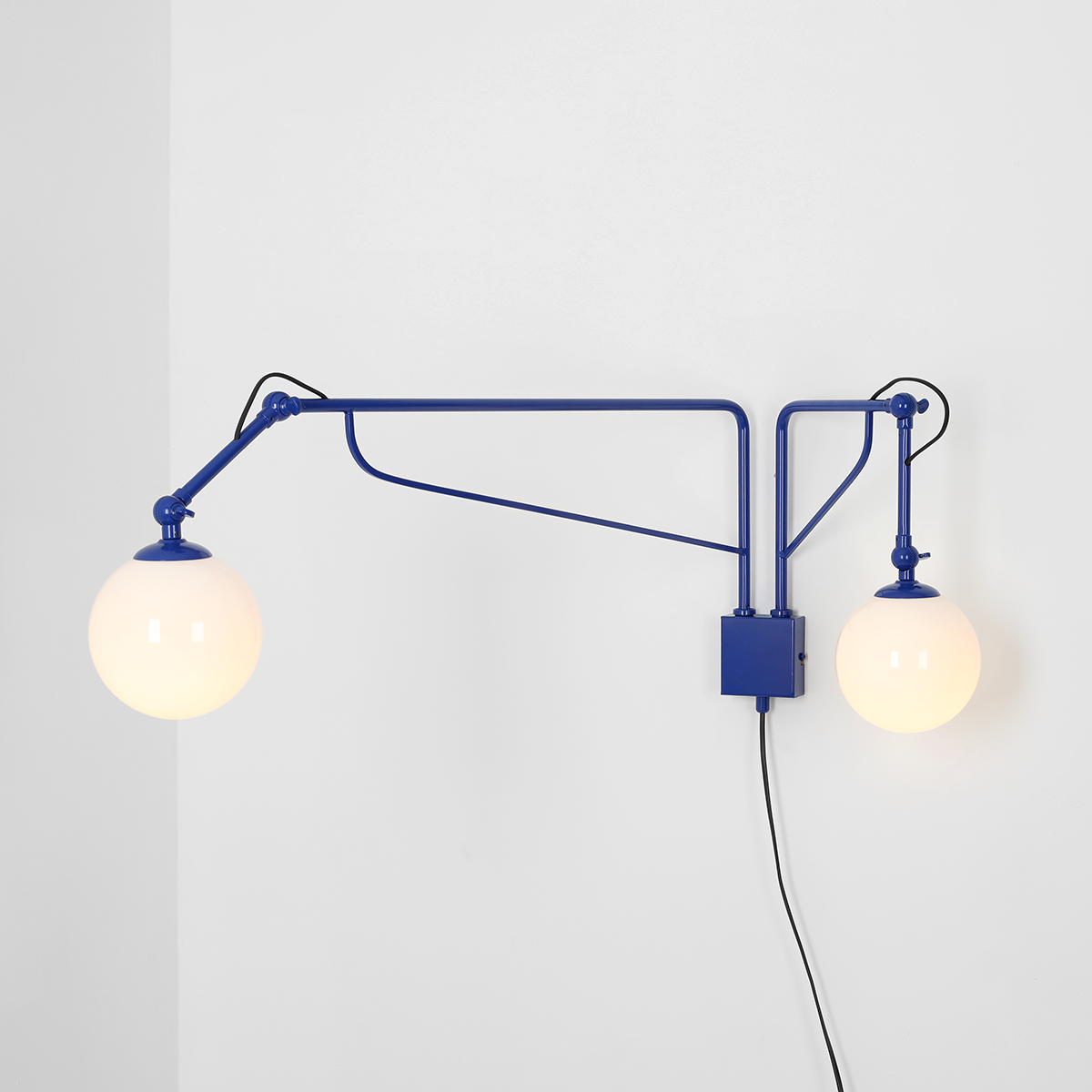 SOHO GLASS WALL 2 COBALT 1105D25 Nowoczesna lampa ścienna - ALDEX - obrazek 4