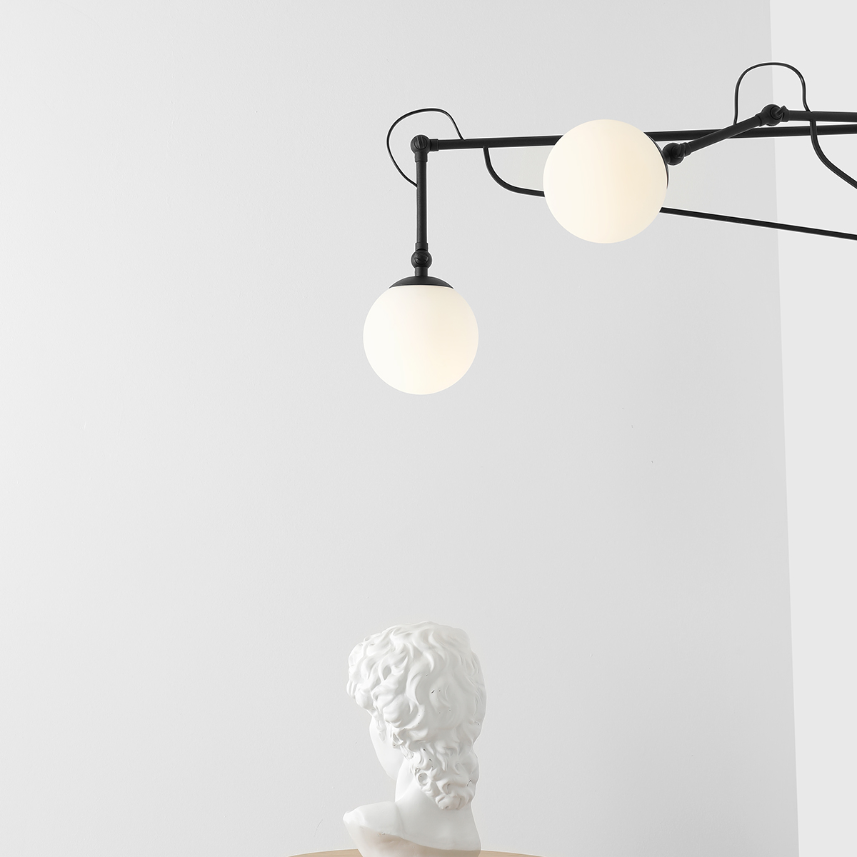 SOHO GLASS WALL 2 BLACK 1105D1 Nowoczesna lampa ścienna - ALDEX - obrazek 3