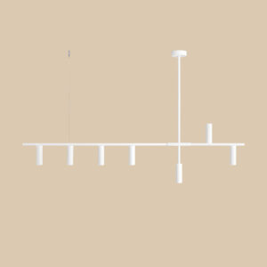 TREVO 7 ALL WHITE 1104T Designerska lampa wisząca- ALDEX