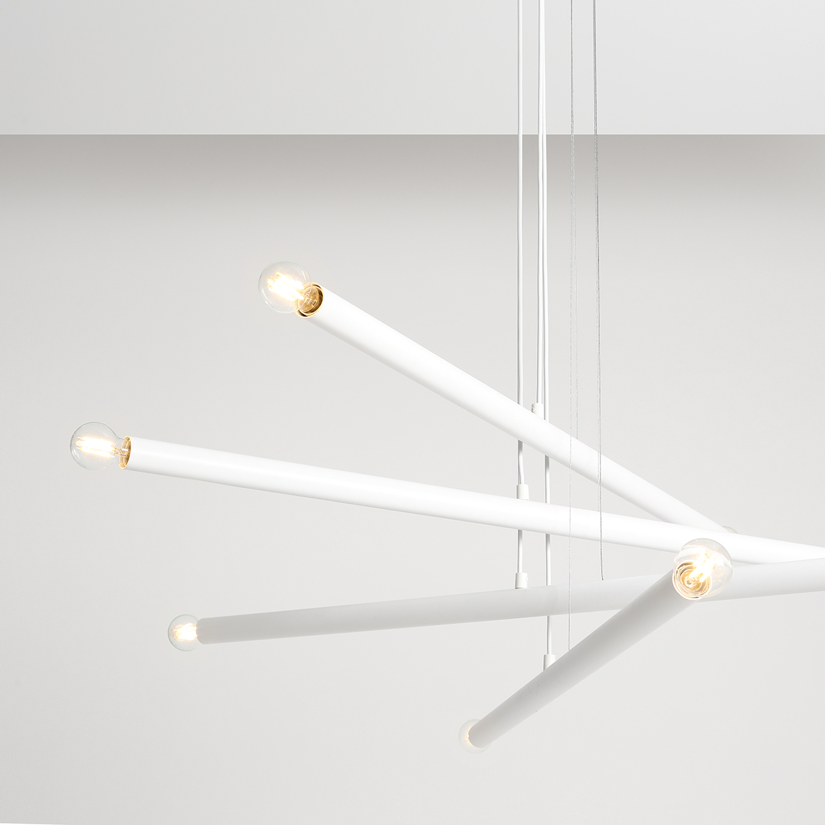 TUBO 8 WHITE 1072P Designerska lampa wisząca- ALDEX - obrazek 2