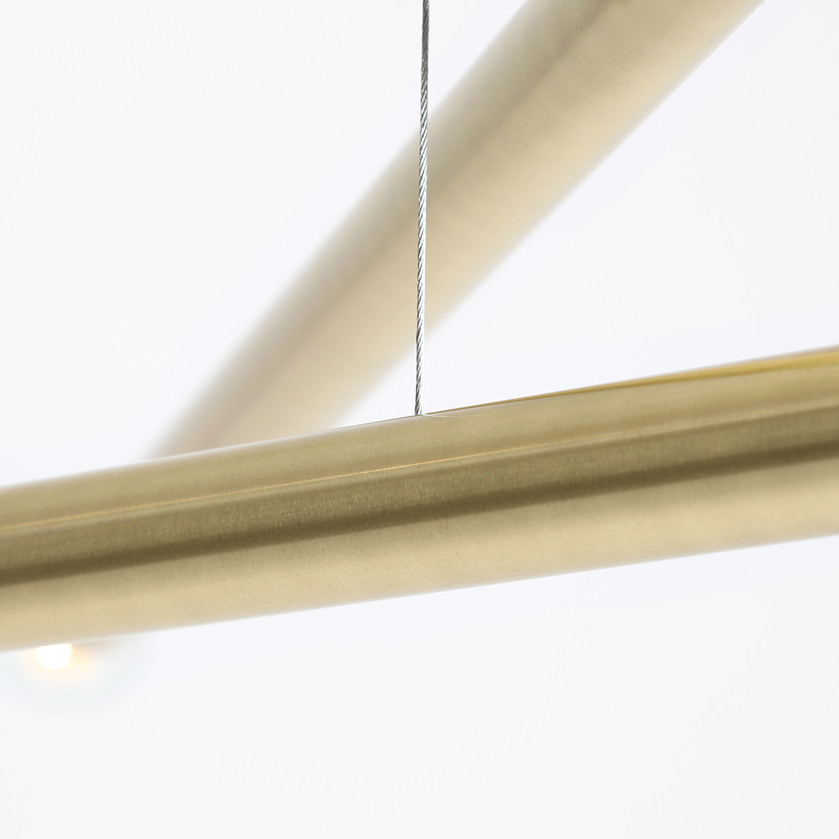 TUBO 8 BRASS 1072P40 Designerska lampa wisząca- ALDEX - obrazek 2