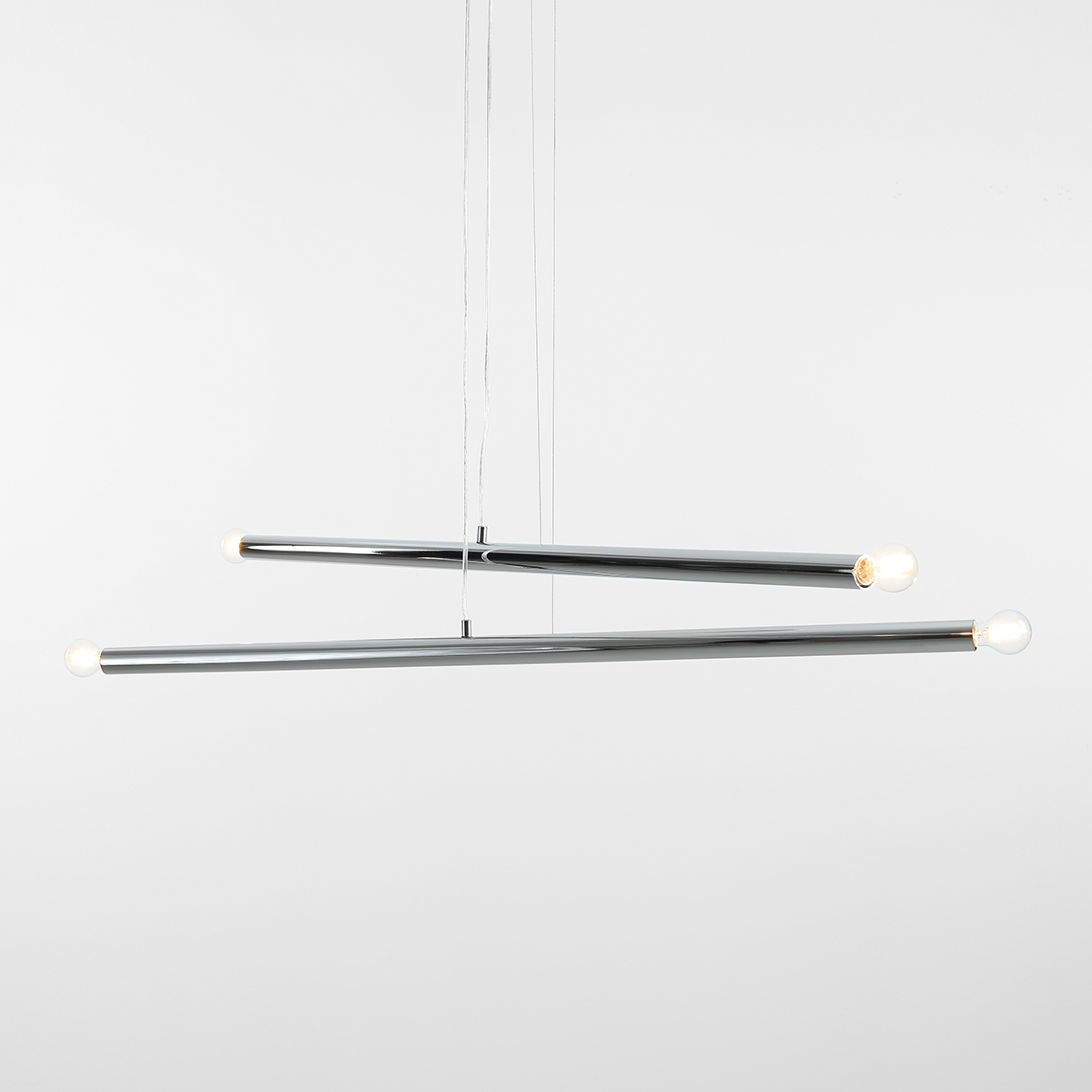 TUBO 4 CHROME 1072L4 Designerska lampa wisząca- ALDEX