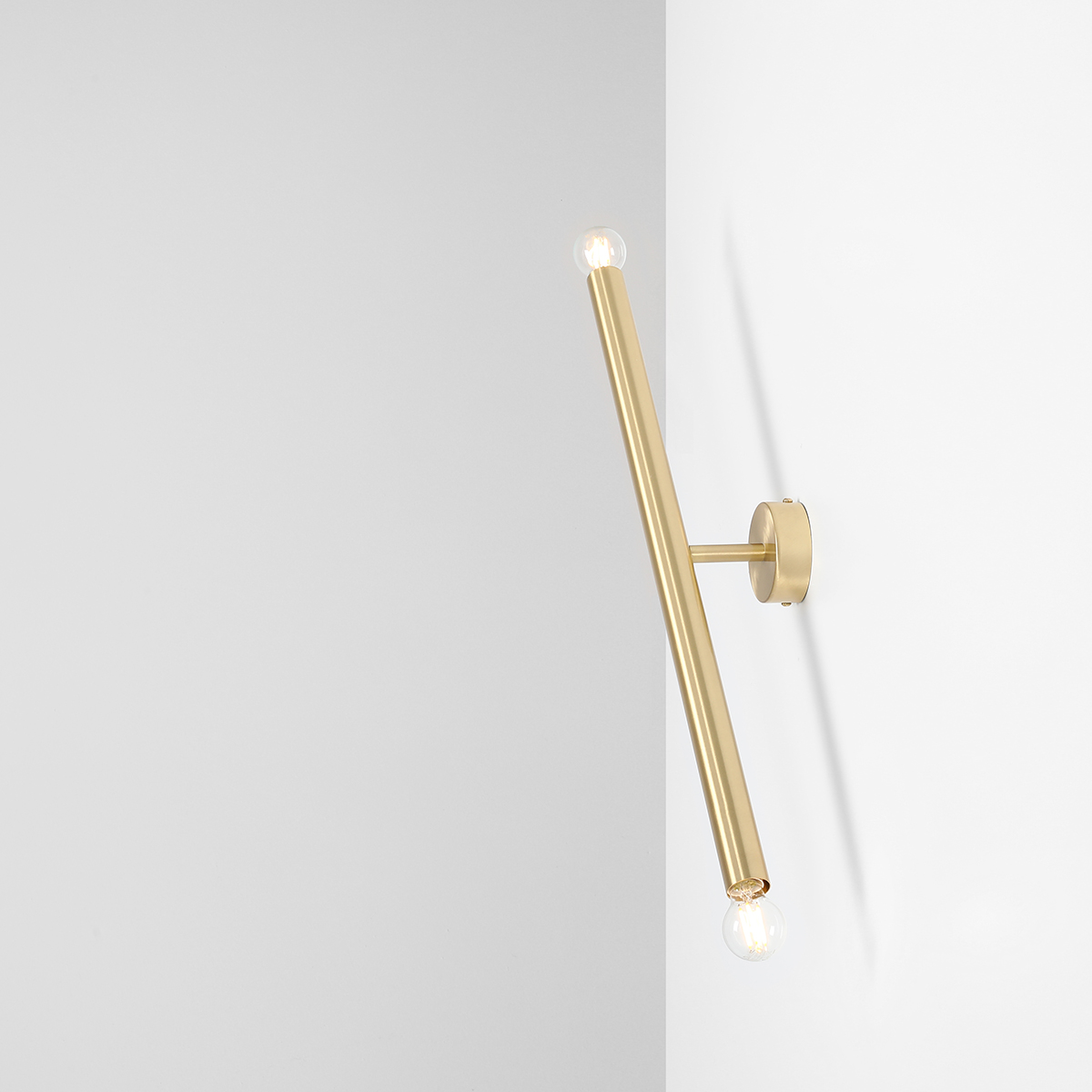 TUBO WALL BRASS S 1072D40_S Designerski kinkiet - ALDEX - obrazek 2