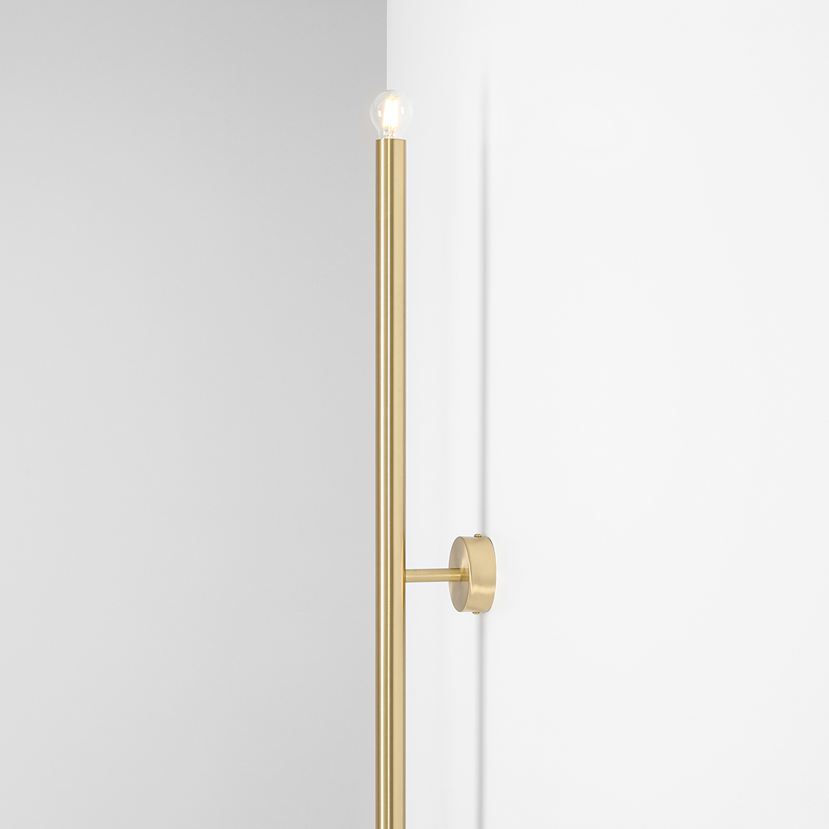 TUBO WALL BRASS L 1072D40_L Designerski kinkiet - ALDEX - obrazek 2