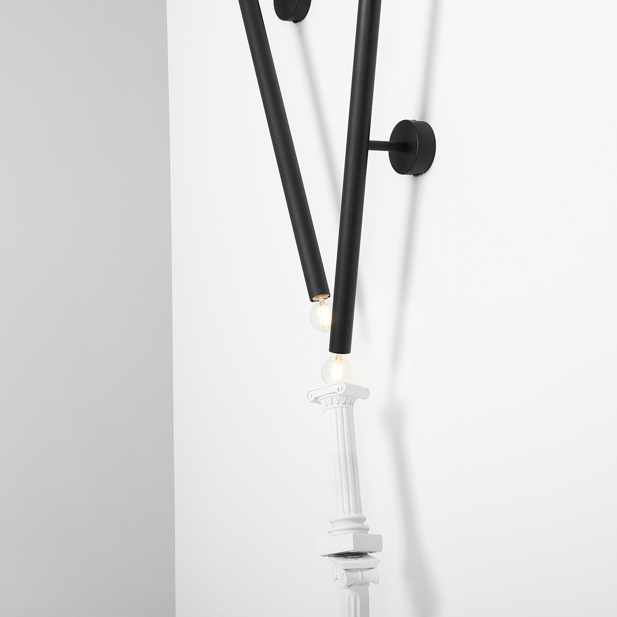 TUBO WALL BLACK L 1072D1_L Designerski kinkiet - ALDEX - obrazek 4