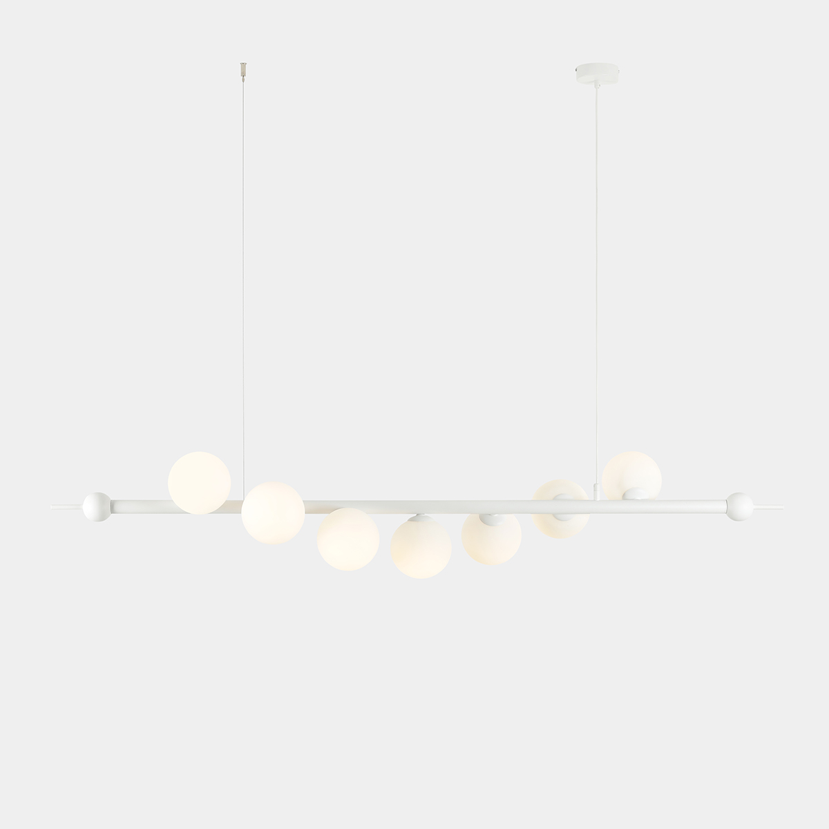 WAVE 7 WHITE 1115T Elegancka lampa wisząca- ALDEX