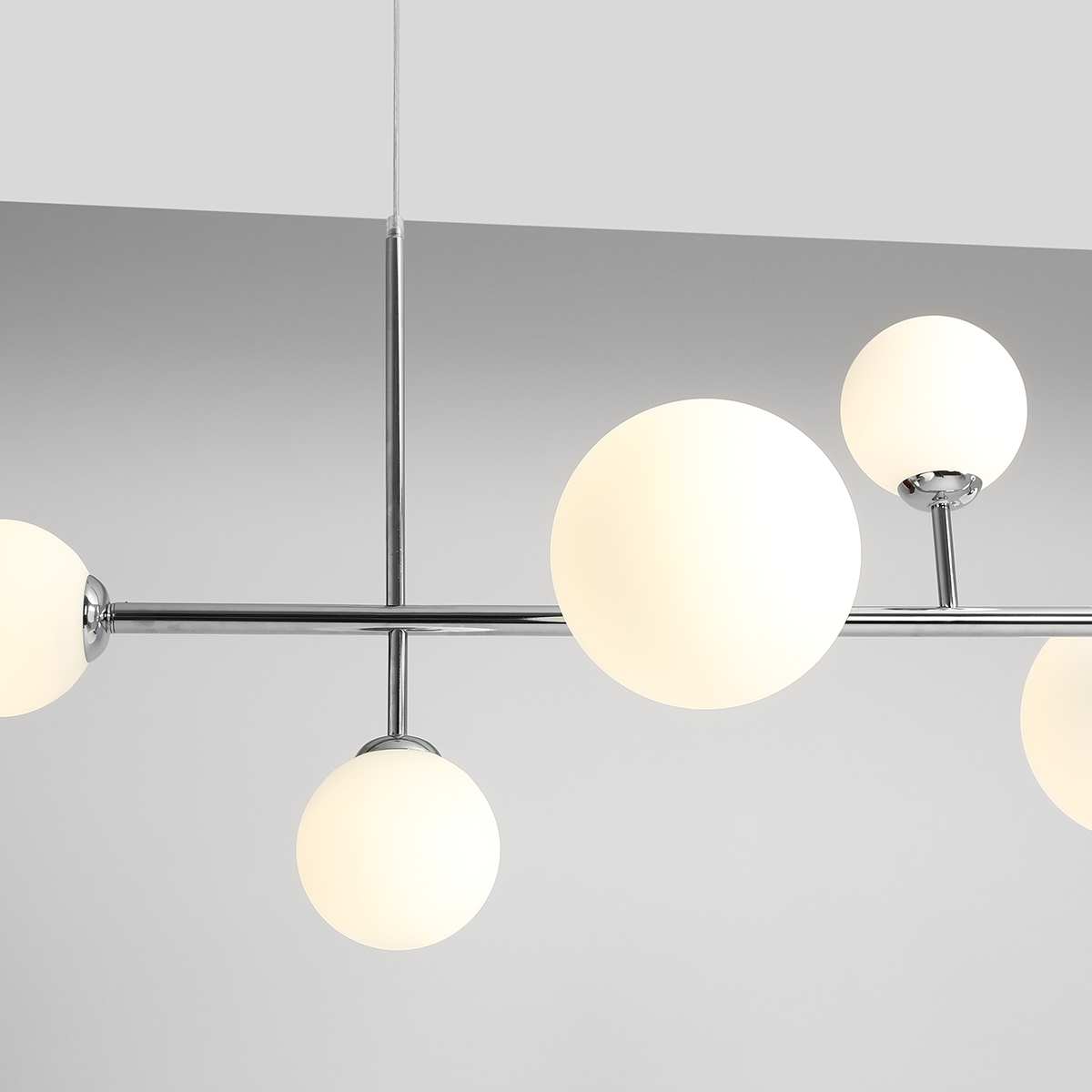 DIONE 6 CHROME 1092K4 Modna lampa wisząca- ALDEX