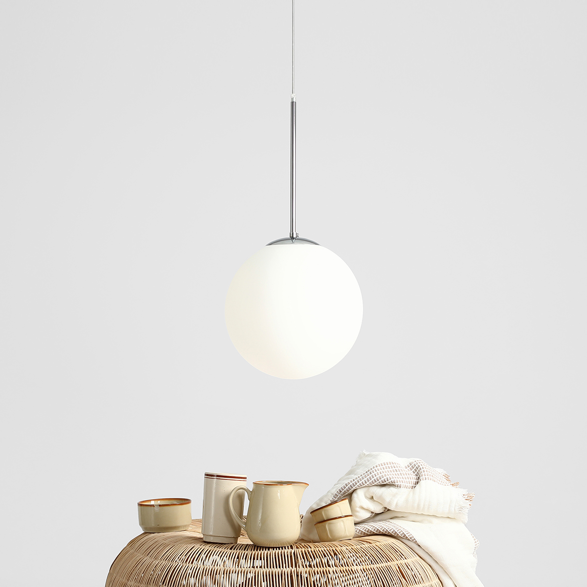 BOSSO MEDIUM 30 CHROME 1087G4 Elegancka lampa wisząca- ALDEX - obrazek 3