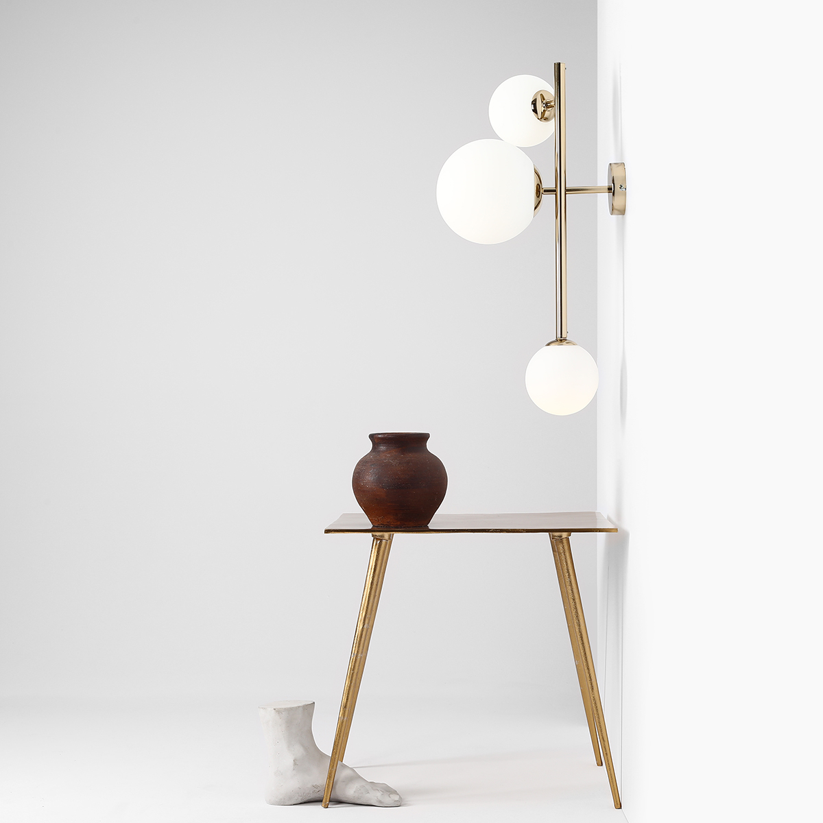 DIONE WALL 3 GOLD 1092Y30 Elegancki kinkiet - ALDEX - obrazek 4