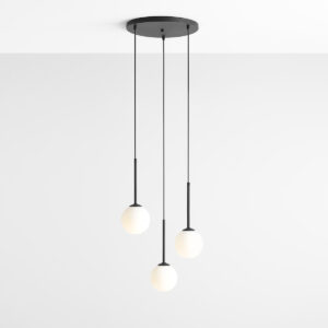 BOSSO 3 RING BLACK 1087E1_R Minimalistyczna lampa wisząca na kole- ALDEX