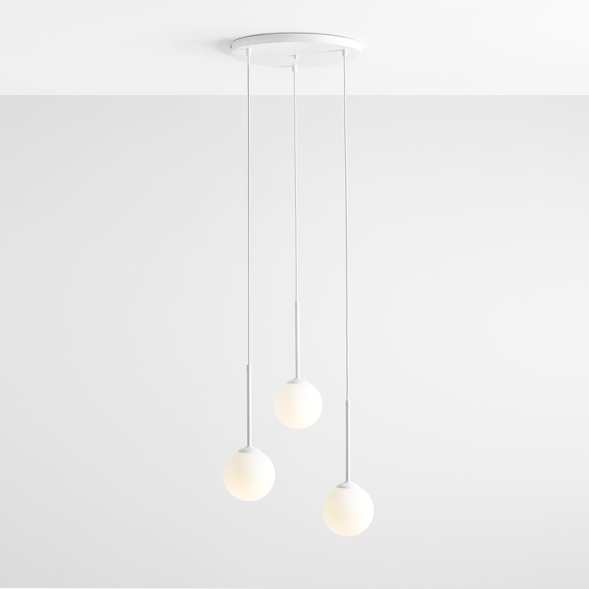 BOSSO 3 RING WHITE 1087E_R Minimalistyczna lampa wisząca- ALDEX
