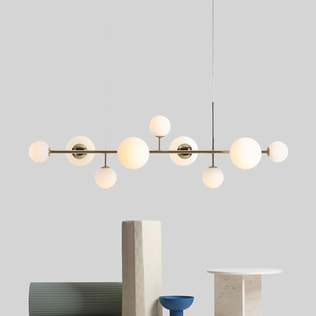 DIONE 9 GOLD 1092N30 Nowoczesna lampa wisząca- ALDEX - obrazek 3