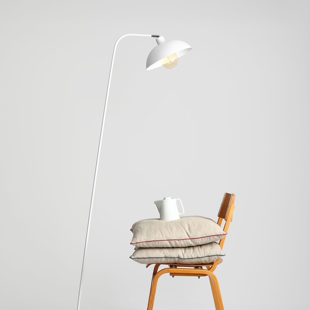 ESPACE FLOOR WHITE 1036A Nowoczesna lampa stojąca - ALDEX - obrazek 4