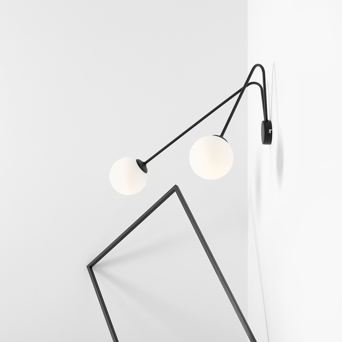 HOLM WALL BLACK L 1082D1_L Nowoczesny kinkiet - ALDEX - obrazek 3