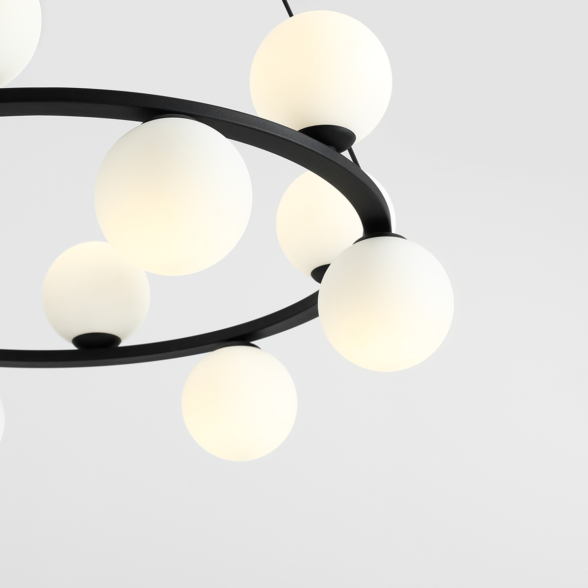 KRONE 12 BLACK 1085R1 Stylowa lampa wisząca- ALDEX - obrazek 2