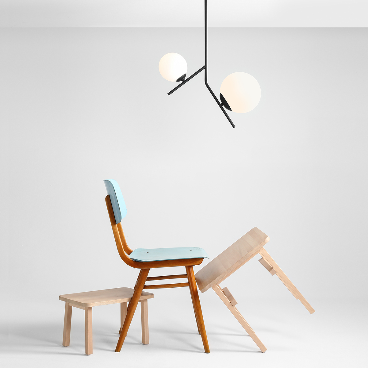 GALLIA 2 BLACK 1095PL_H1 Nowoczesny podwójny plafon - ALDEX - obrazek 4