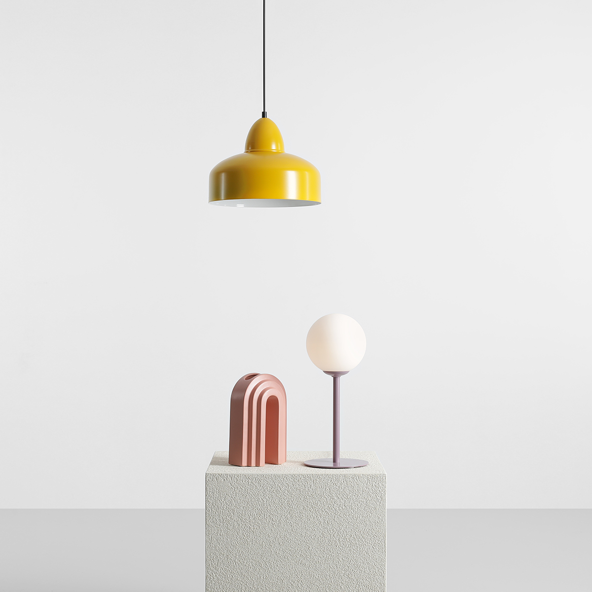 PINNE TABLE LILAC 1080B13 Lampka biurkowa #colours - ALDEX - obrazek 4