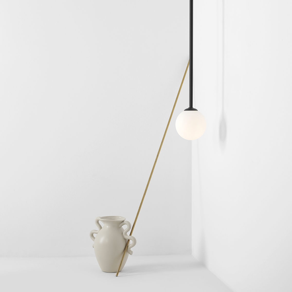 PINNE WALL BLACK 1080C1 Minimalistyczna lampa ścienna - ALDEX - obrazek 3