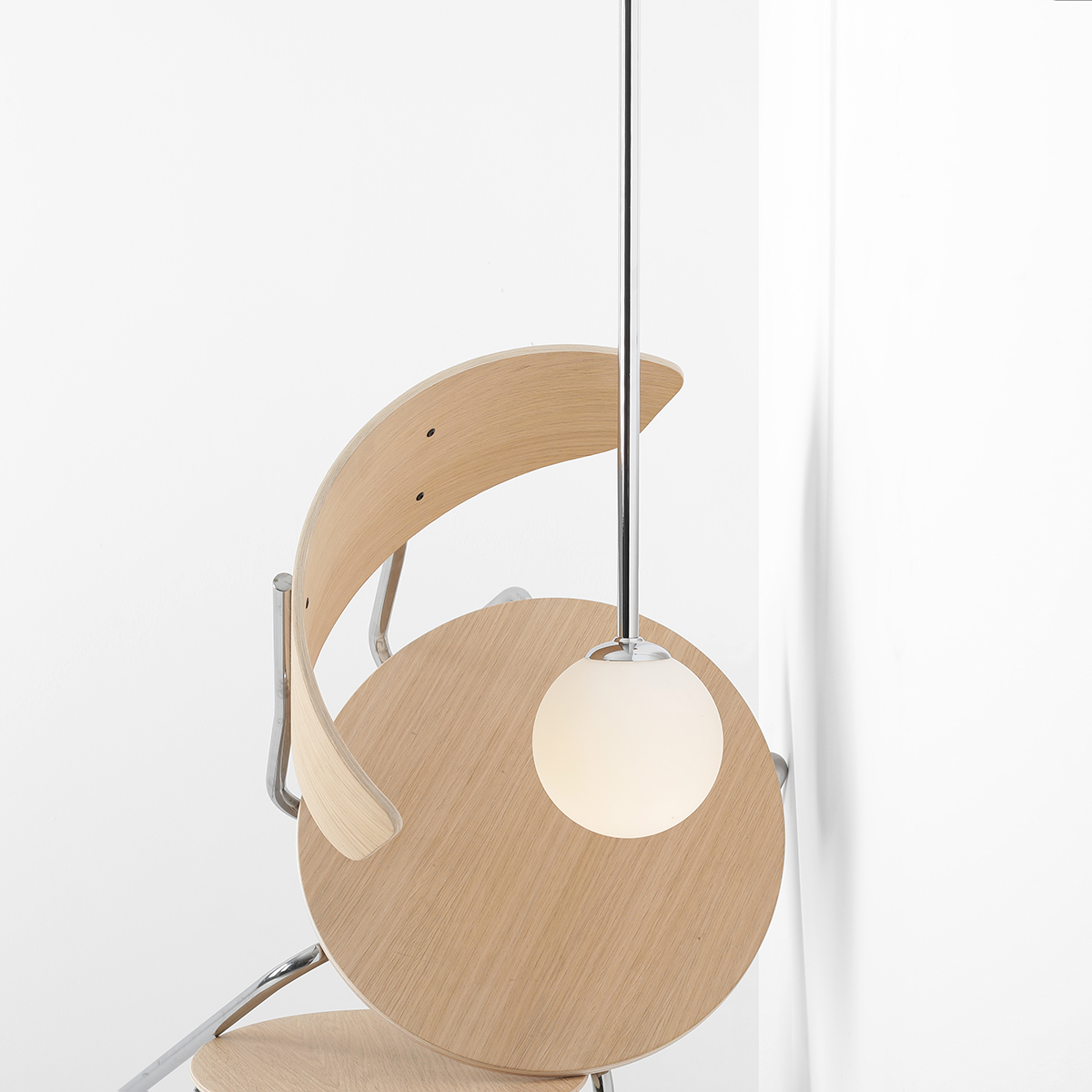 PINNE WALL CHROME 1080C4 Minimalistyczna lampa ścienna - ALDEX - obrazek 3