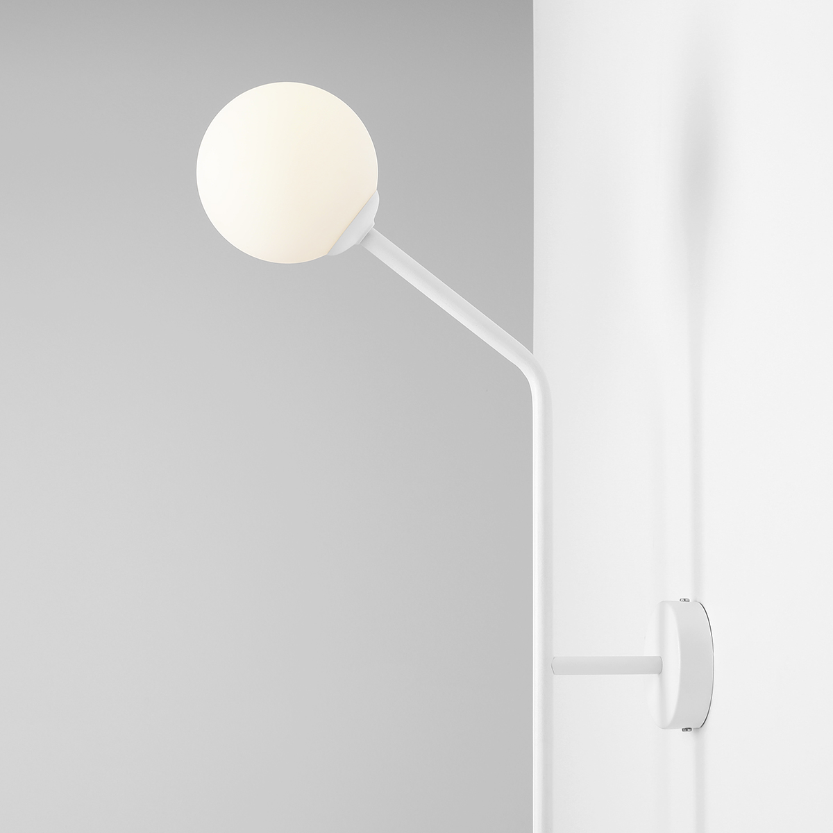 PURE WALL WHITE VERTICAL 1064D_2 Minimalistyczna lampa ścienna - ALDEX - obrazek 2