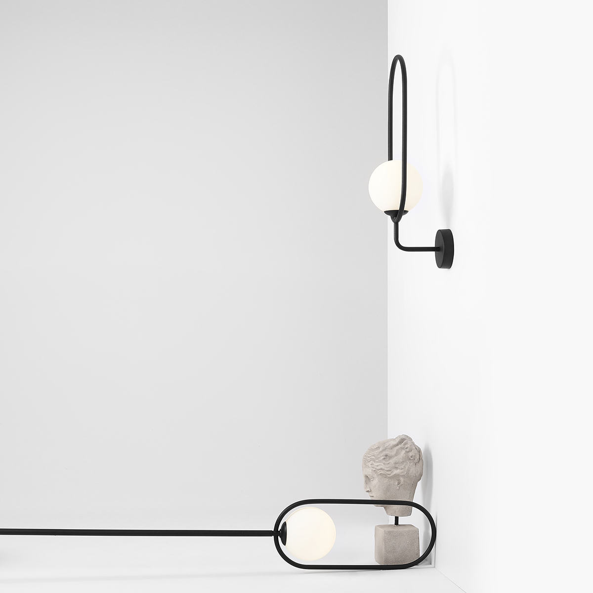 RIVA WALL BLACK 1086C1 Minimalistyczny kinkiet - ALDEX - obrazek 3