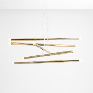 TUBO 10 GOLD 1072M30 Designerska lampa wisząca- ALDEX