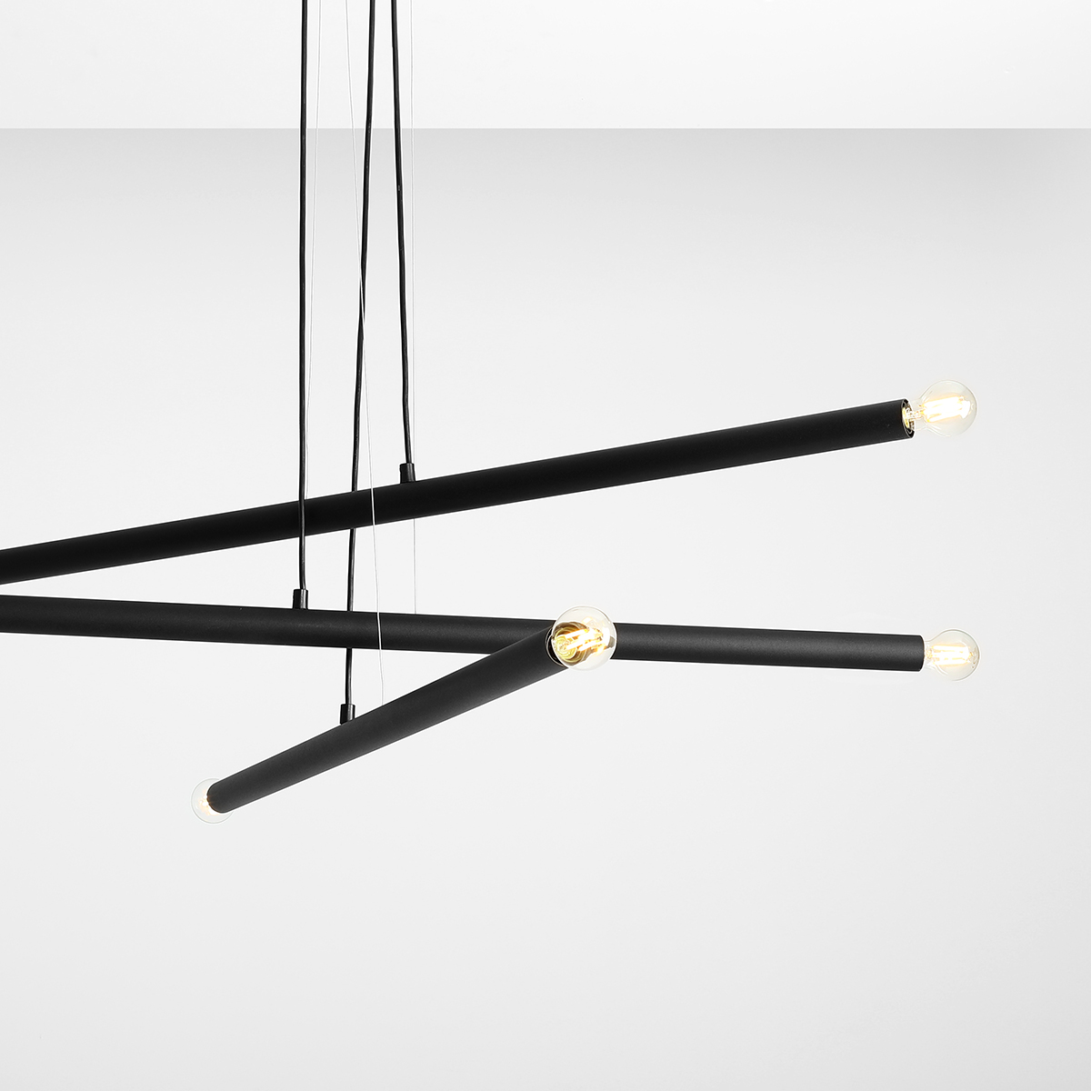 TUBO 6 BLACK 1072K1 Designerska lampa wisząca- ALDEX - obrazek 2