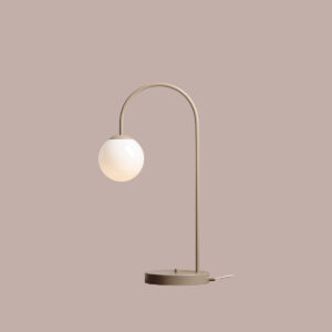 UNA TABLE BEIGE 1116B17 Modna lampka stołowa - ALDEX