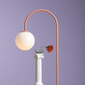 UNA TABLE CORAL 1116B11 Modna lampka stołowa - ALDEX