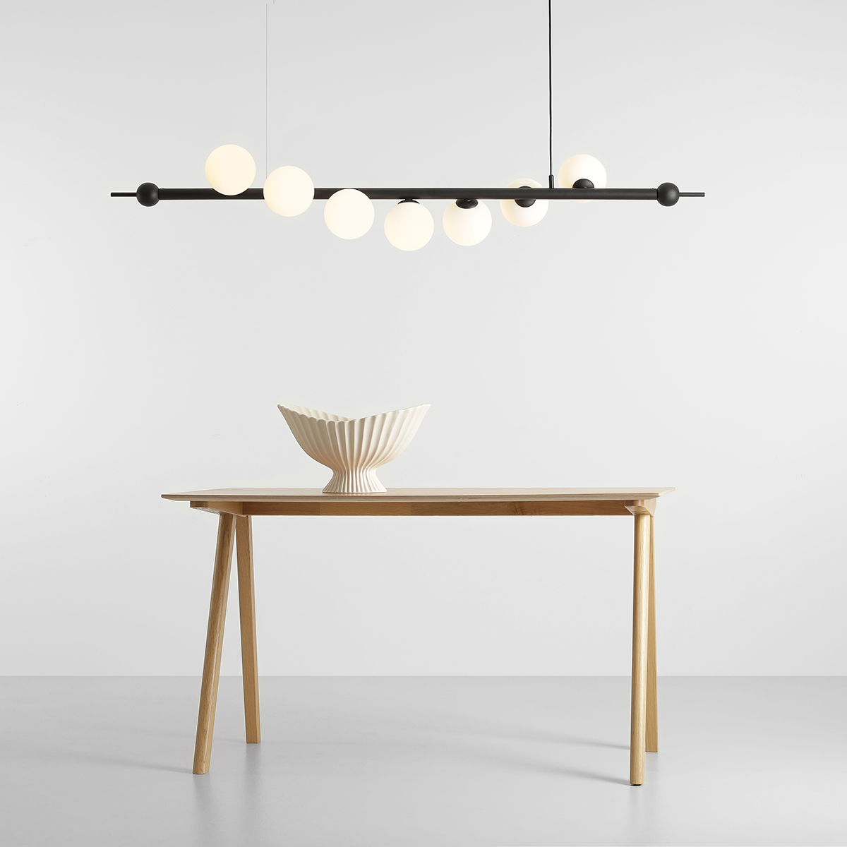 WAVE 7 BLACK 1115T1 Elegancka lampa wisząca- ALDEX - obrazek 4