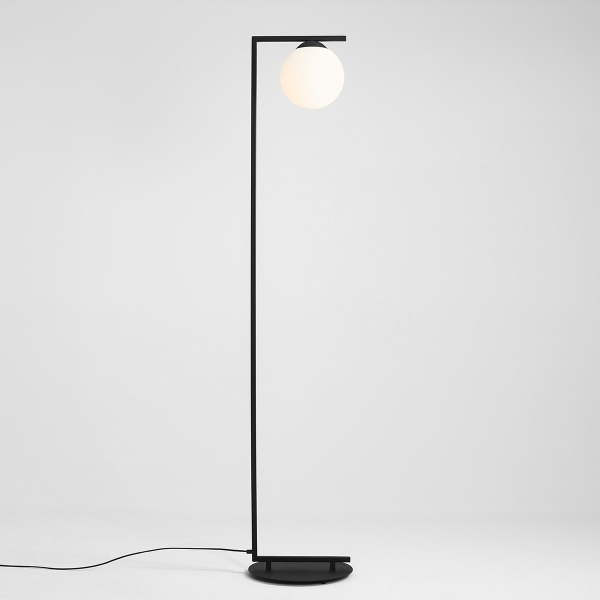 ZAC FLOOR BLACK 1038A1_1 Minimalistyczna lampa podłogowa - ALDEX