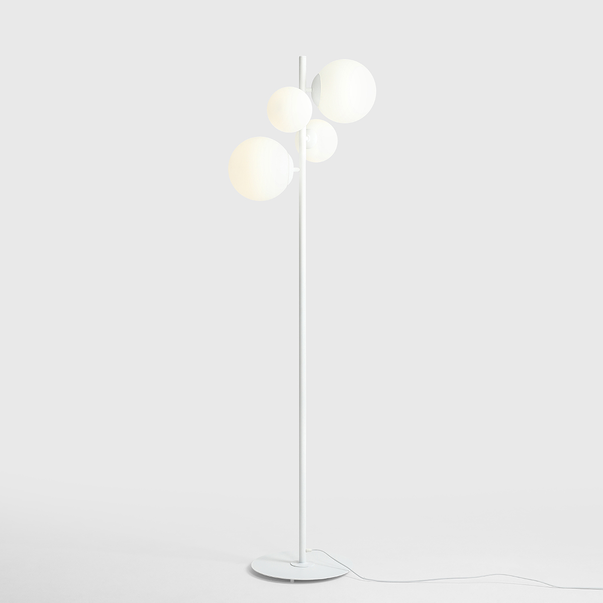 BLOOM FLOOR WHITE 1091A Nowoczesna lampa podłogowa - ALDEX