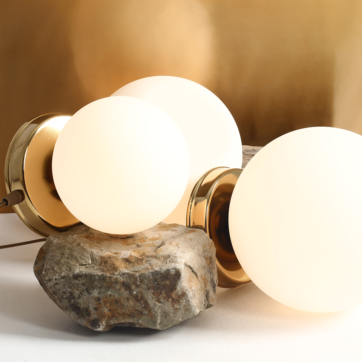 BALL TABLE GOLD S 1076B30_S Modna lampka biurkowa - ALDEX - obrazek 4