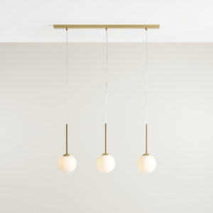 BOSSO 3 BRASS 1087E_40 Elegancka lampa wisząca- ALDEX