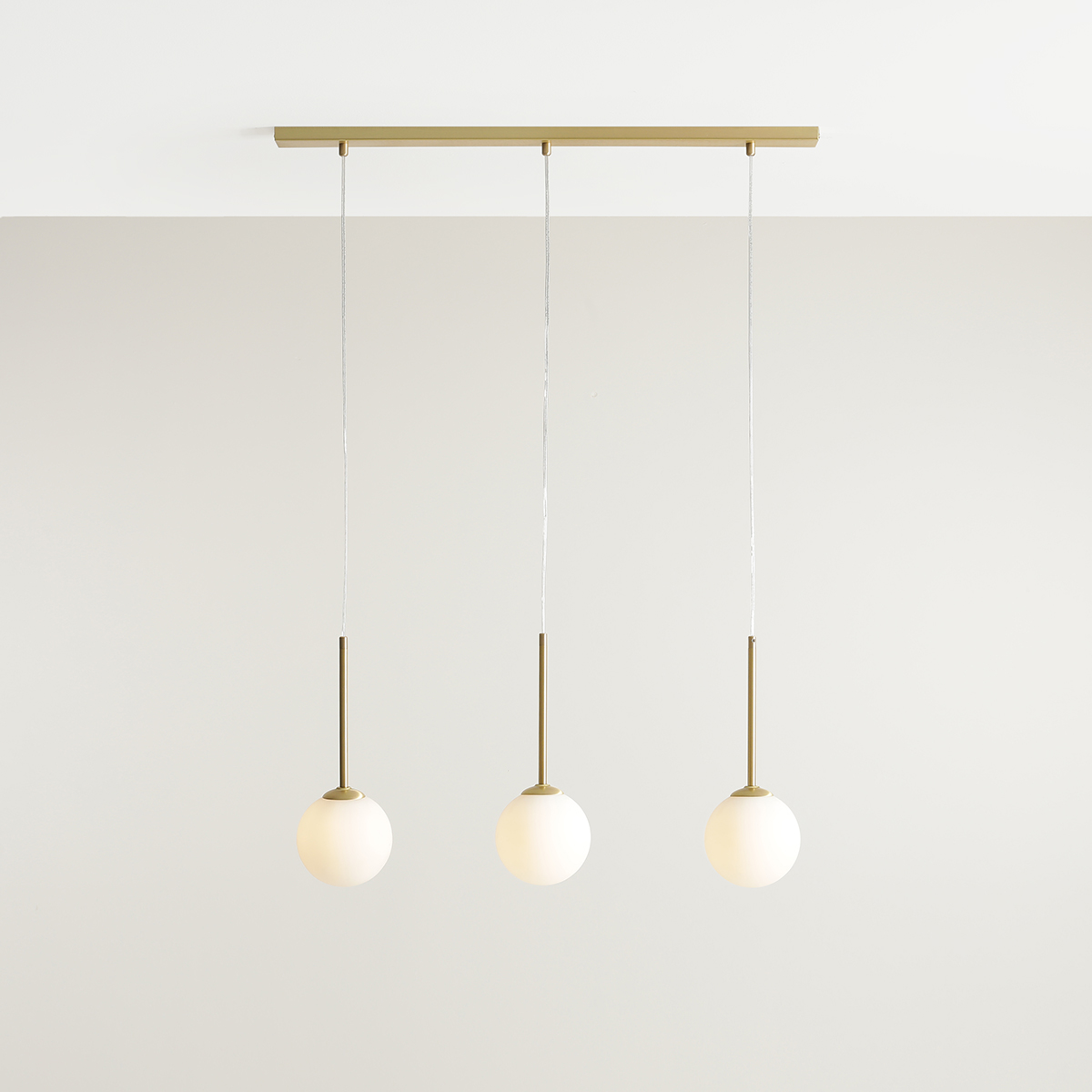 BOSSO 3 BRASS 1087E_40 Elegancka lampa wisząca- ALDEX