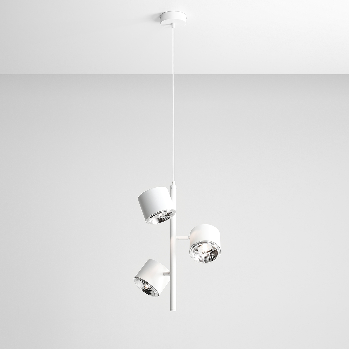 BOT 3 WHITE 1046E Nowoczesna lampa wisząca- ALDEX