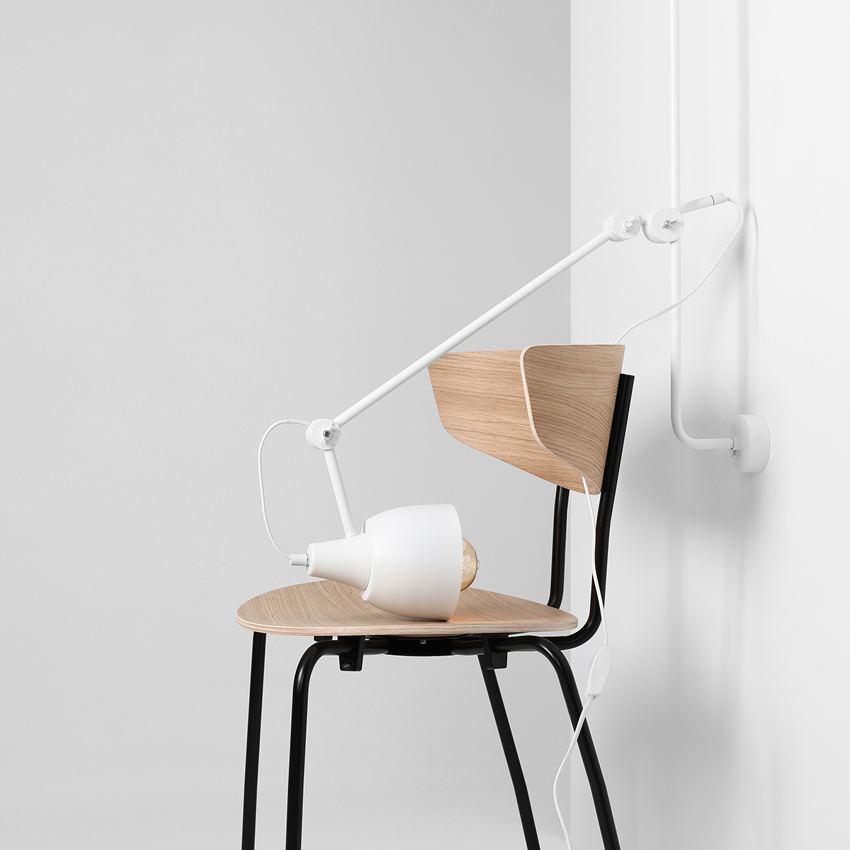 DRON WALL WHITE 997C Designerski kinkiet - ALDEX - obrazek 3