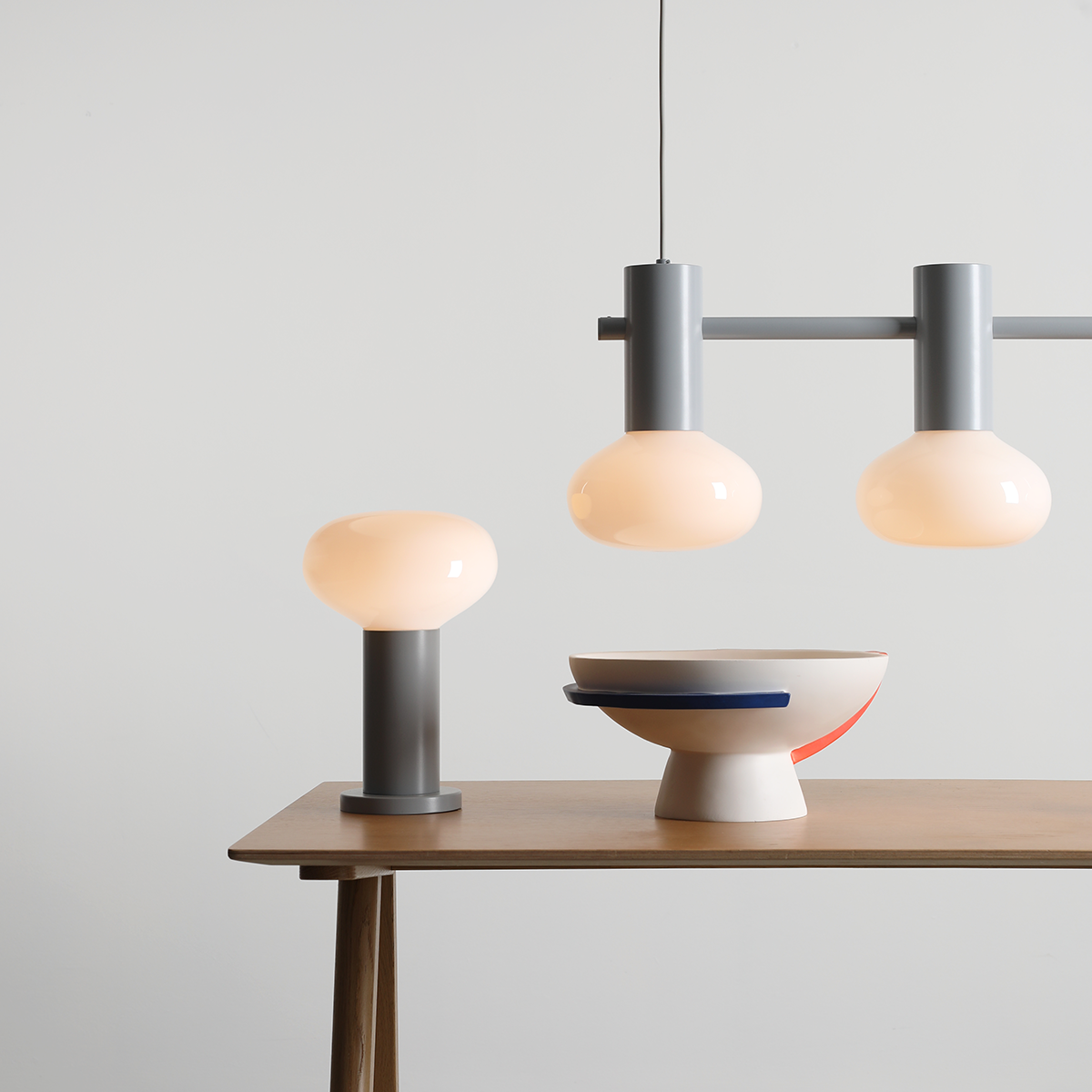 FLO 3 GREY 7000E22_S Designerska lampa wisząca- ALDEX - obrazek 4