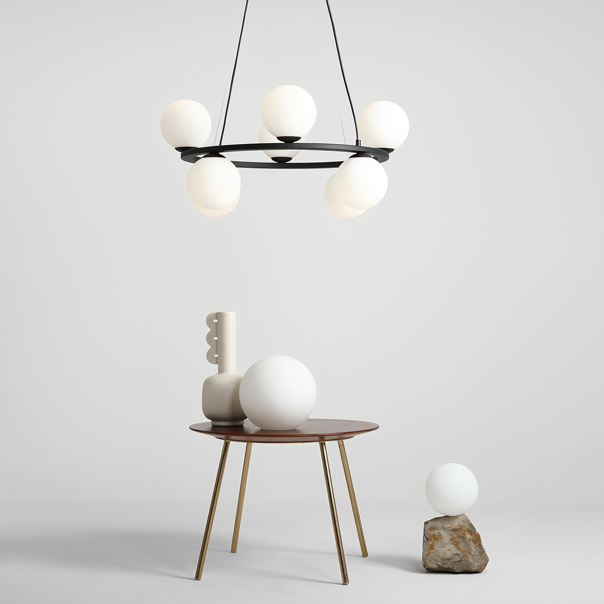 KRONE 8 BLACK 1085P1 Stylowa lampa wisząca- ALDEX - obrazek 4