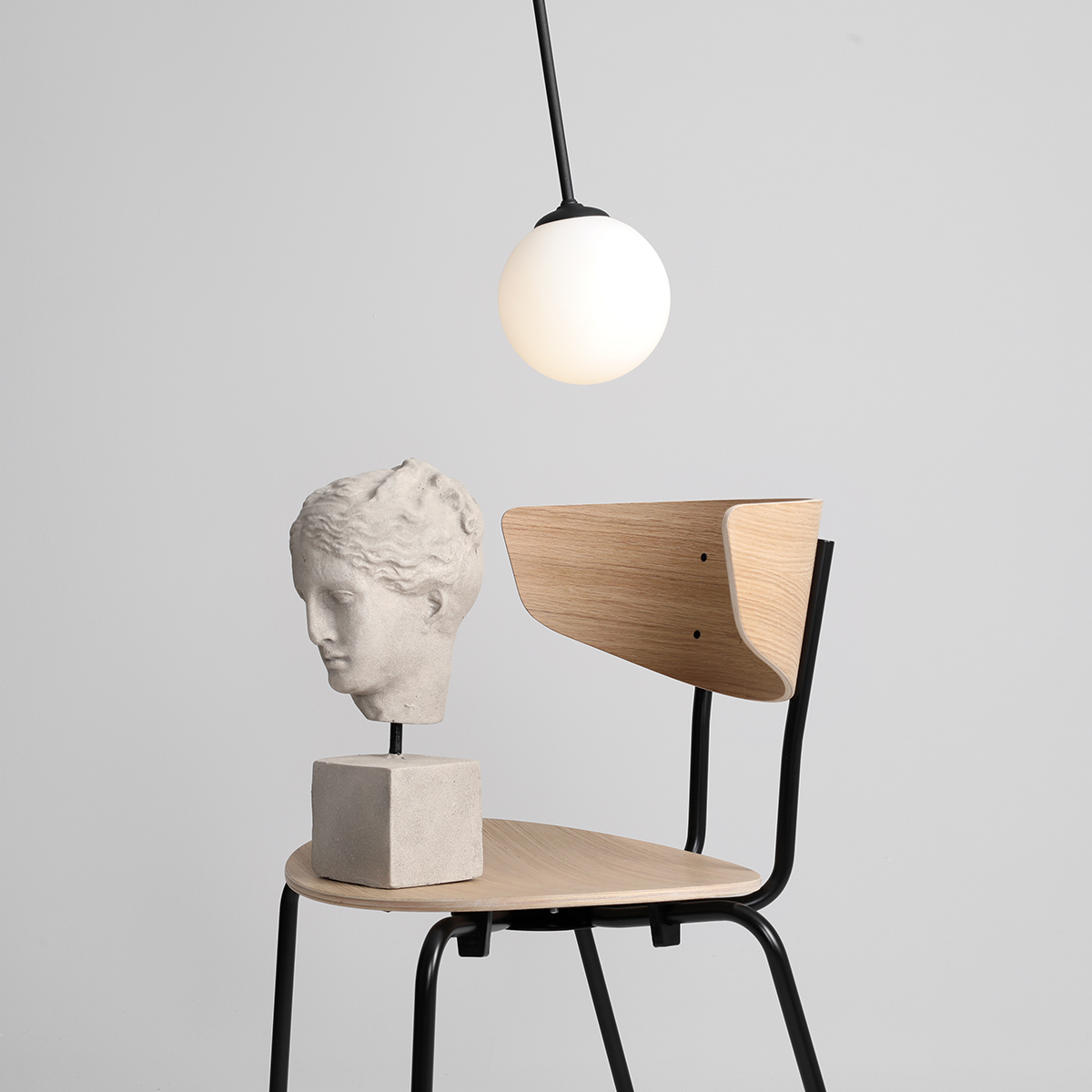 OHIO 2 BLACK 1081PL_H1 Nowoczesny plafon - ALDEX - obrazek 3