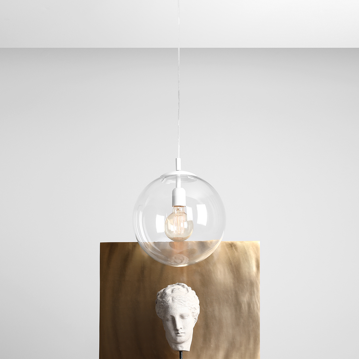 GLOBE WHITE 562G Minimalistyczna lampa wisząca- ALDEX - obrazek 4