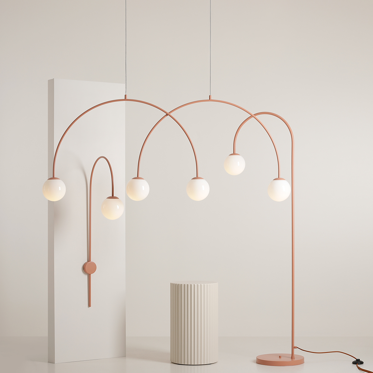 UNA 4 CORAL L 1116L11_L Modna lampa wisząca - ALDEX - obrazek 4