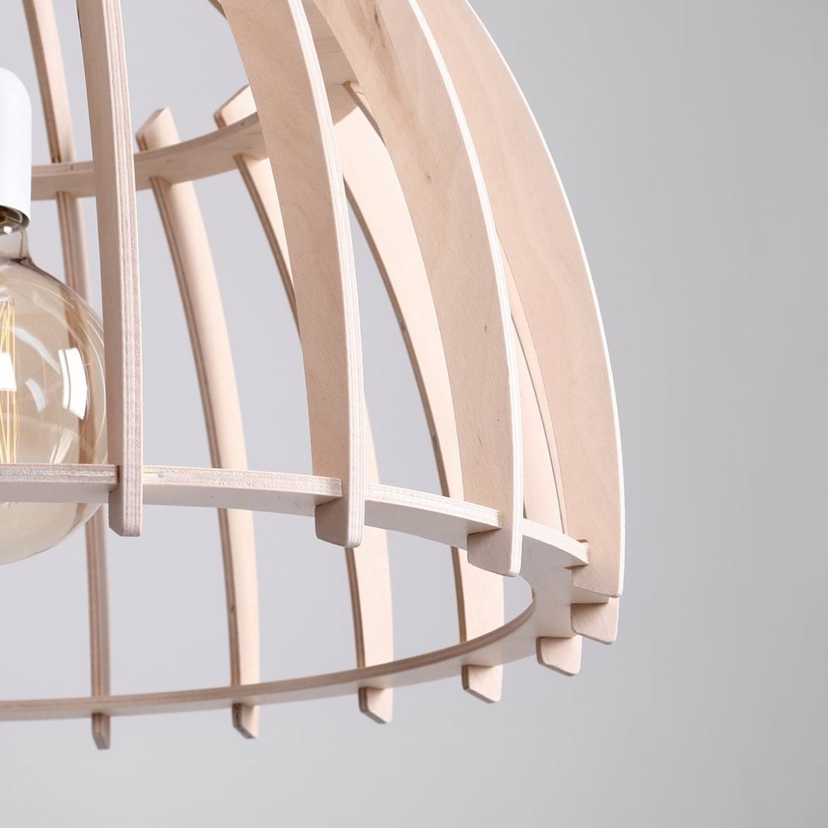 FOREST NATURAL 970G Drewniana lampa wisząca- ALDEX - obrazek 2