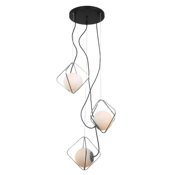 Lampa loft wisząca CANTO PEN-5696-3-BKCR – Italux