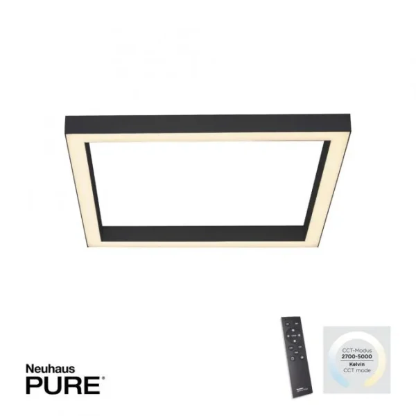 Lampa sufitowa antracytowa LED PURE-LINES 6022-13 - Paul Neuhaus